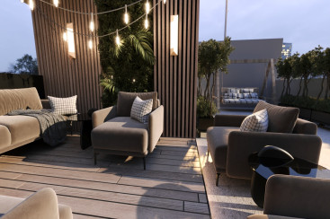 Modern Duplex Roof Design in October City